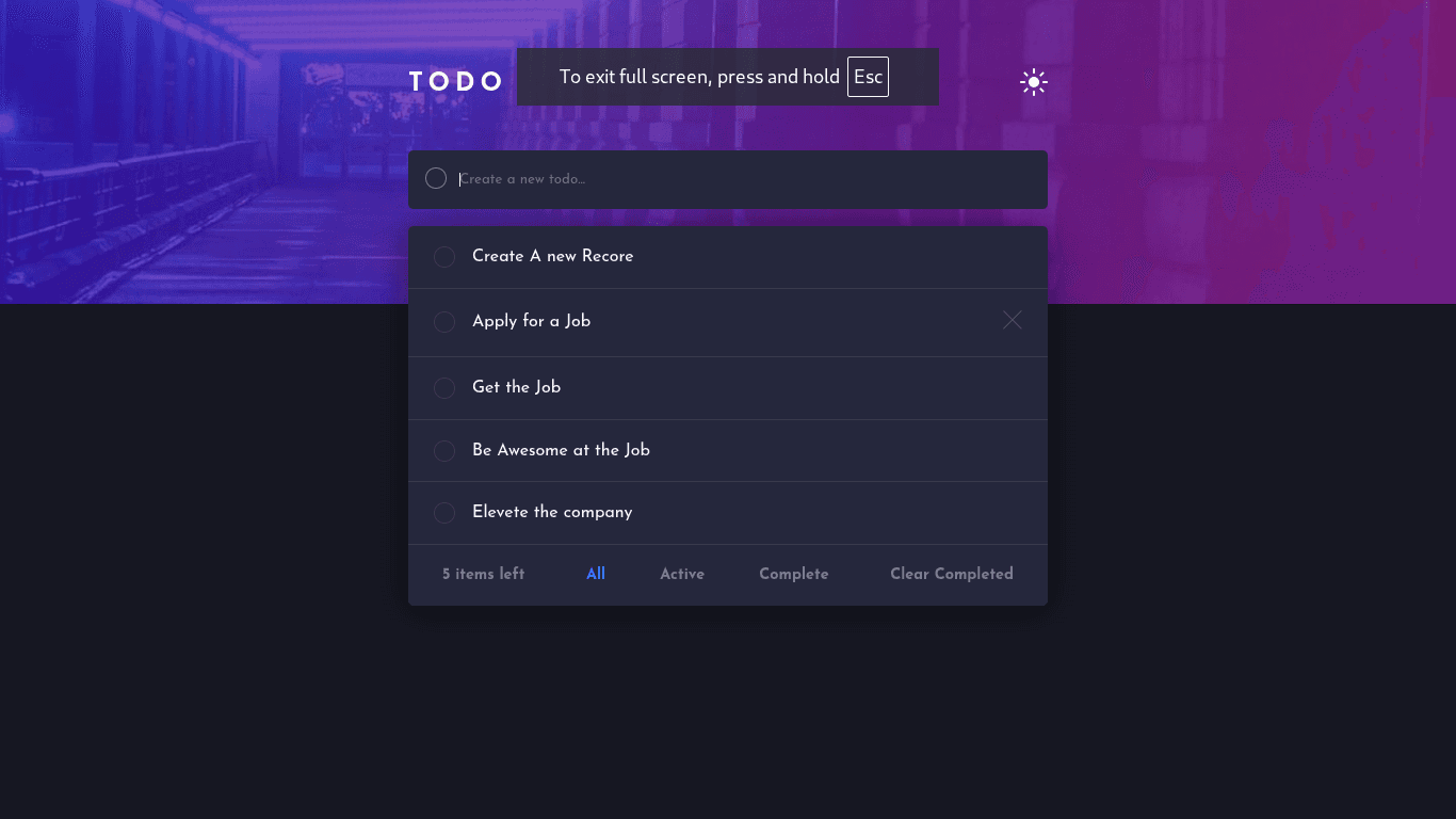 TODO